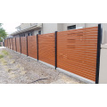 Aluminum Horizontal Slat Fence Panels for garden yard balcony modern metal fence home design